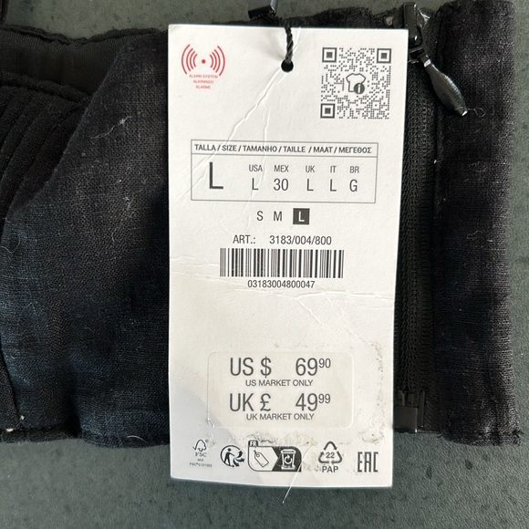 BNWT Crotchet Black Top - Picture 5 of 5